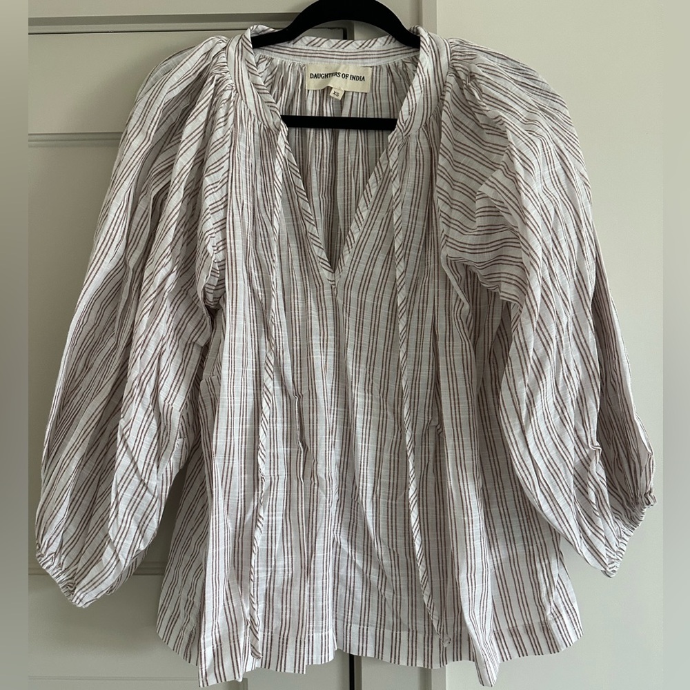 Daughters of India Stripe Top XS